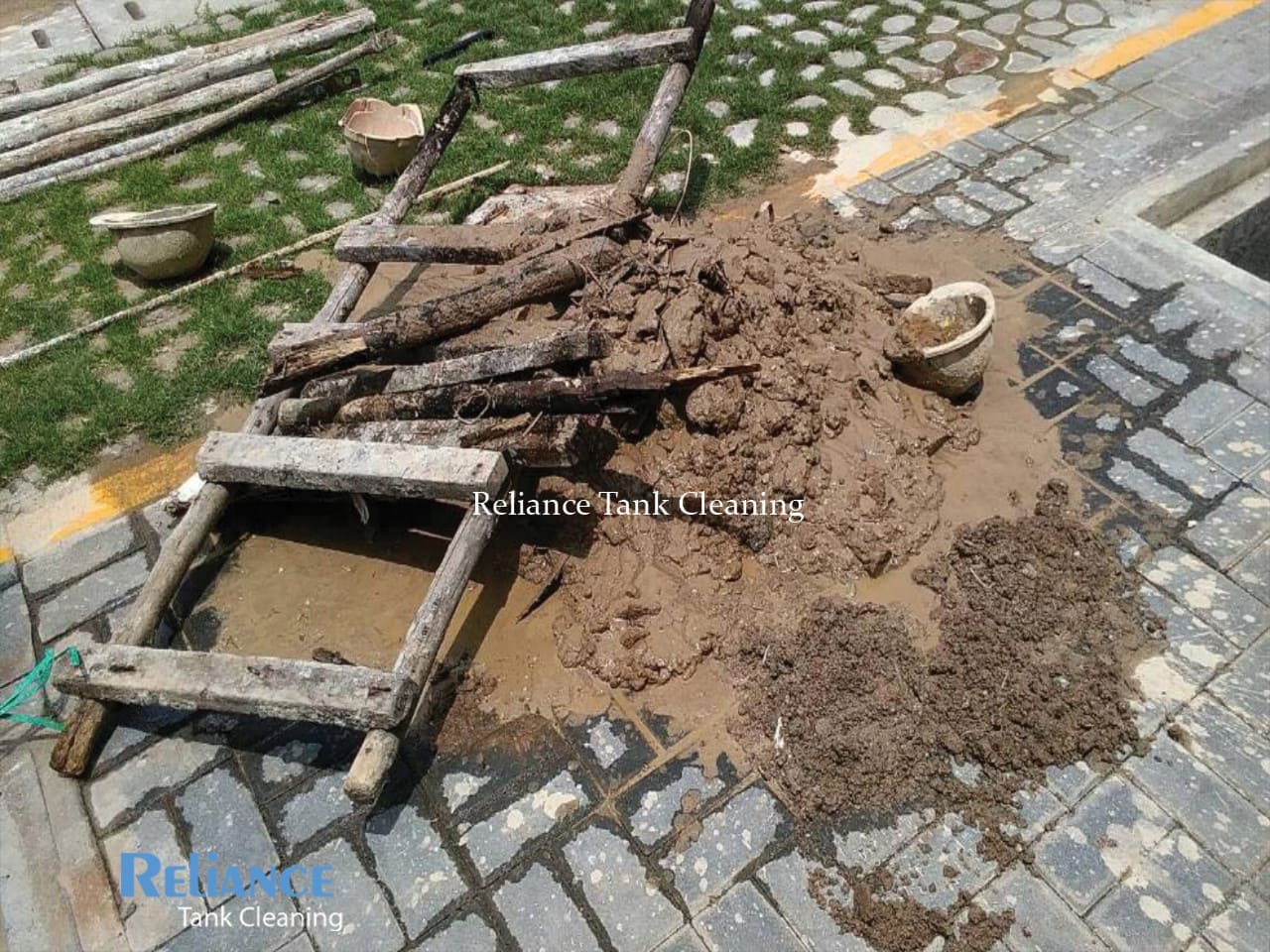 debris remoavl from tank